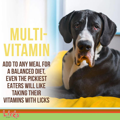 Licks Multivitaminico Perros Vitaminas C D Calcio Gel Sabroso 30 Usos