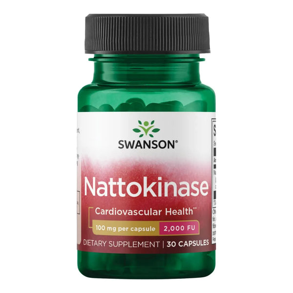 Nattokinase 2000 Unidades Fibrinolíticas 100 Mg 30 Cápsulas Enzima Natural