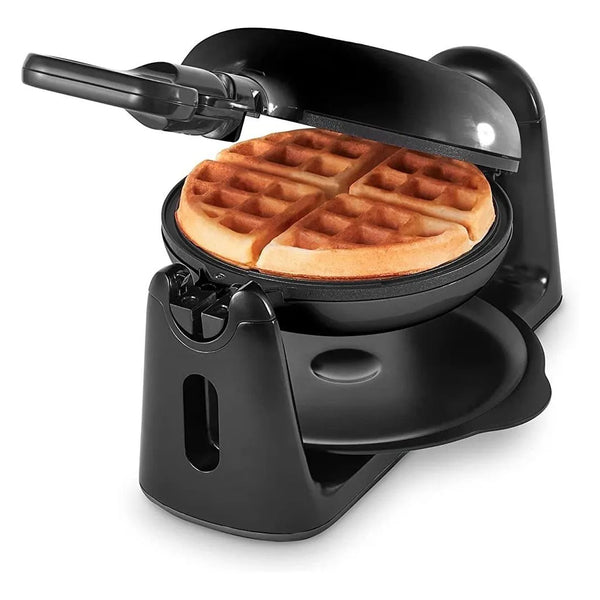 Dash Flip Belgian Waffle Maker Máquina Gofres Antiadherente 6.5" Fácil Limpieza