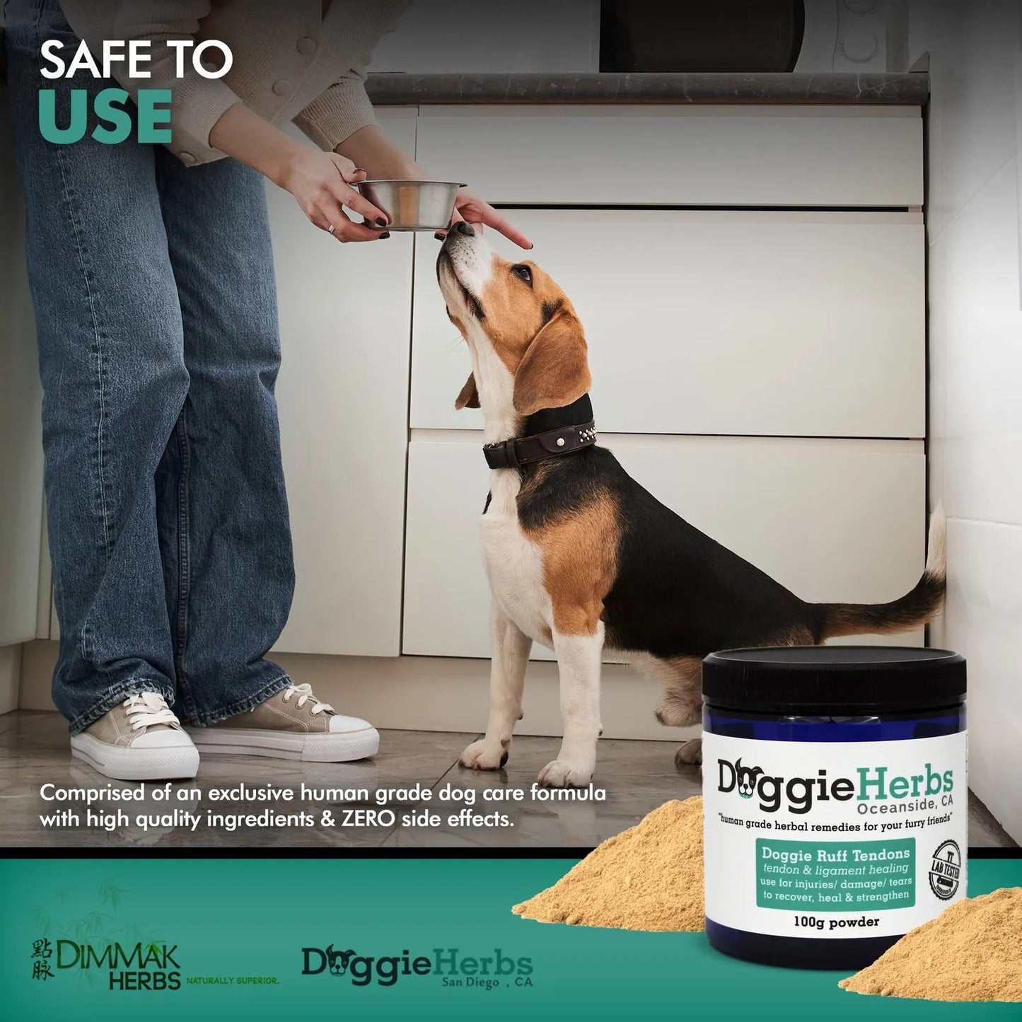 Suplemento Natural Para Ligamentos Y Tendones En Perros Mezcla De Hierbas Recuperación Articular