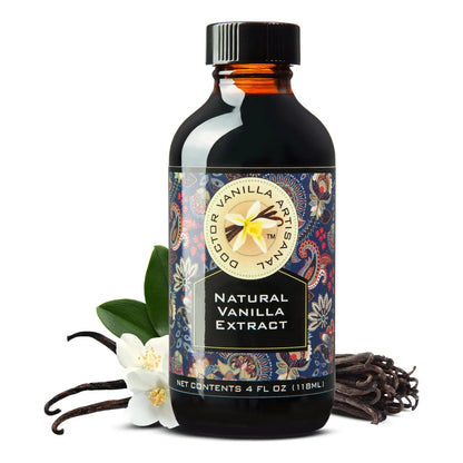 Extracto Vainilla Natural 113 Gr Bourbon Madagascar Kosher Sin Azucar Sin Gluten