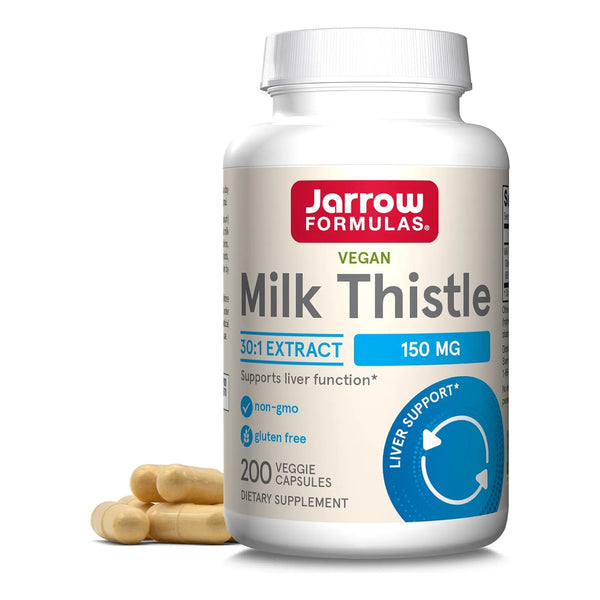 Cardo Mariano 150 Mg Extracto 30:1 200 Caps Salud Hepatica Jarrow Formulas