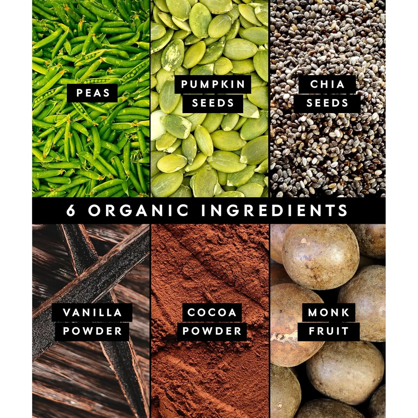 Proteina De Guisante En Polvo Chocolate Organico Truvani 20g Vegana Keto Sin Gluten