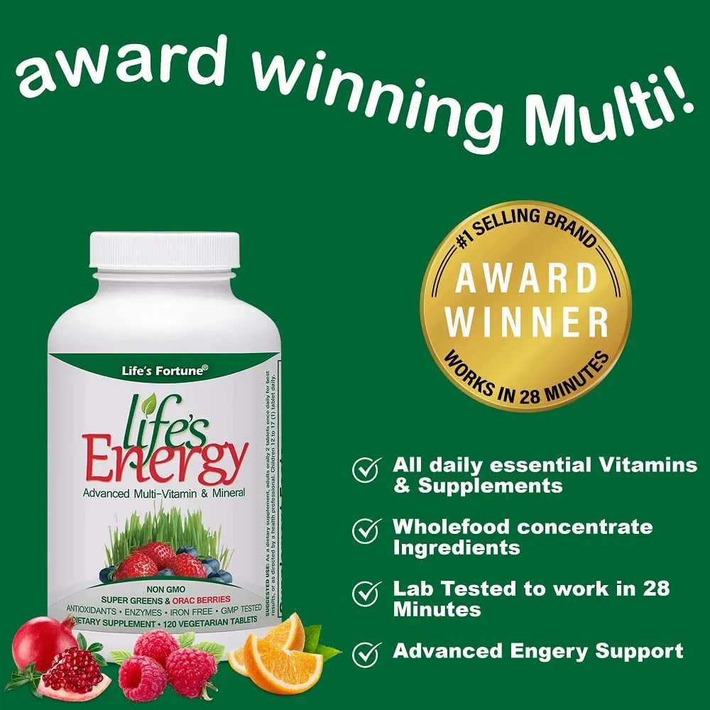 Multivitaminas Avanzadas Con Minerales Super Greens Y Antioxidantes 60 Tabletas