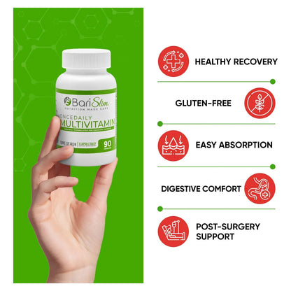 Capsulas Multivitaminicas Bariatricas BariSlim 18 Mg Hierro Suministro 90 Dias