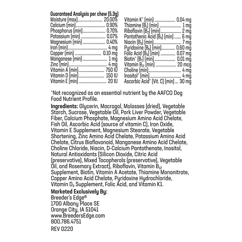 Multivitaminas Masculinas Para Perro Mediano Largo 90 Tabletas Revival Animal Health