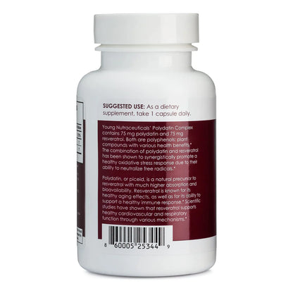 YoungNutra Polidatina Complejo Con Resveratrol 60 Cápsulas Alta Absorción Antioxidante