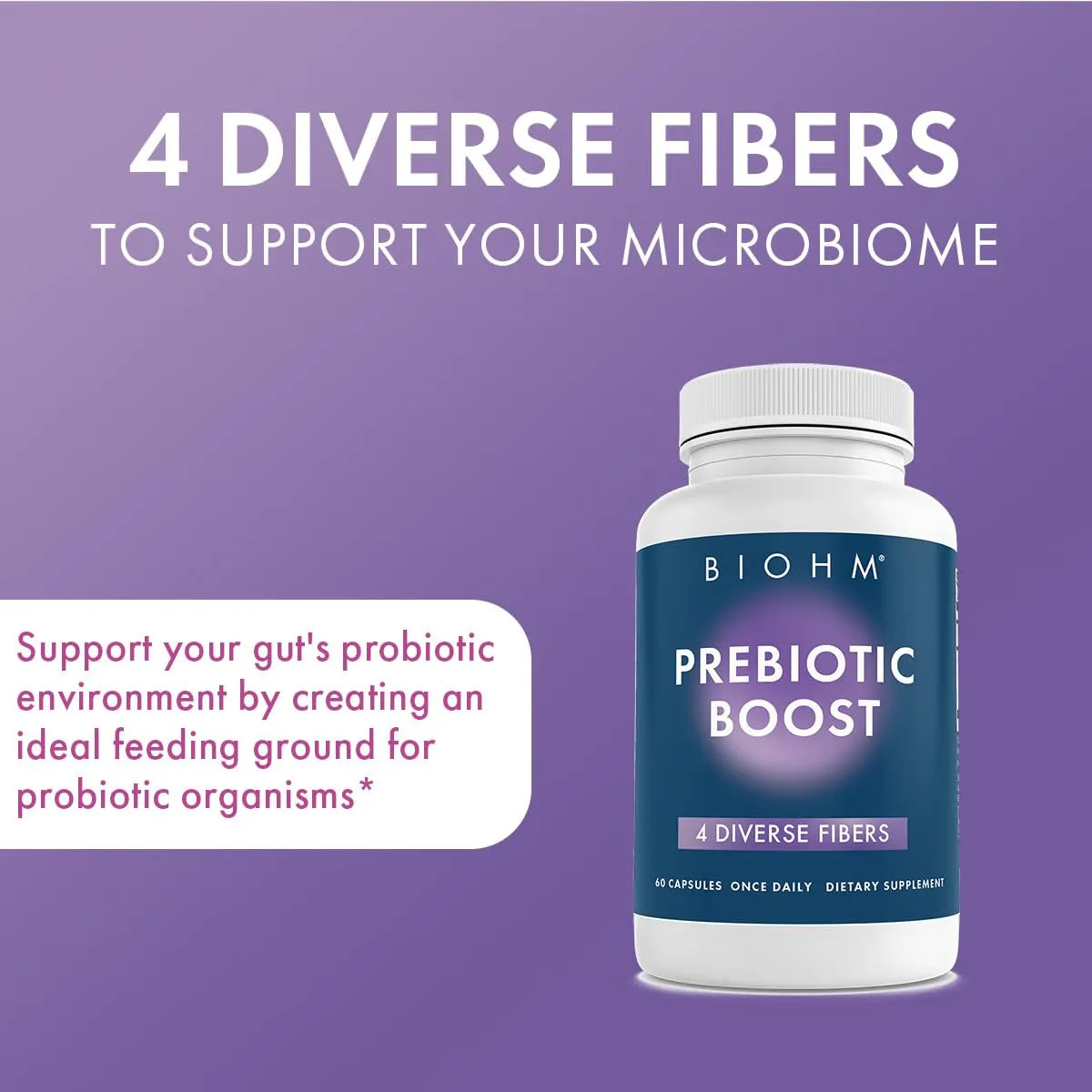 Fibra Prebiótica 4 Ingredientes Inulina Pectina Salud Intestinal Sistema Inmunológico