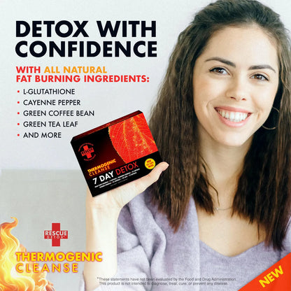 Kit Desintoxicacion Termogenico 7 Dias Limpieza Profunda Cuerpo Completo