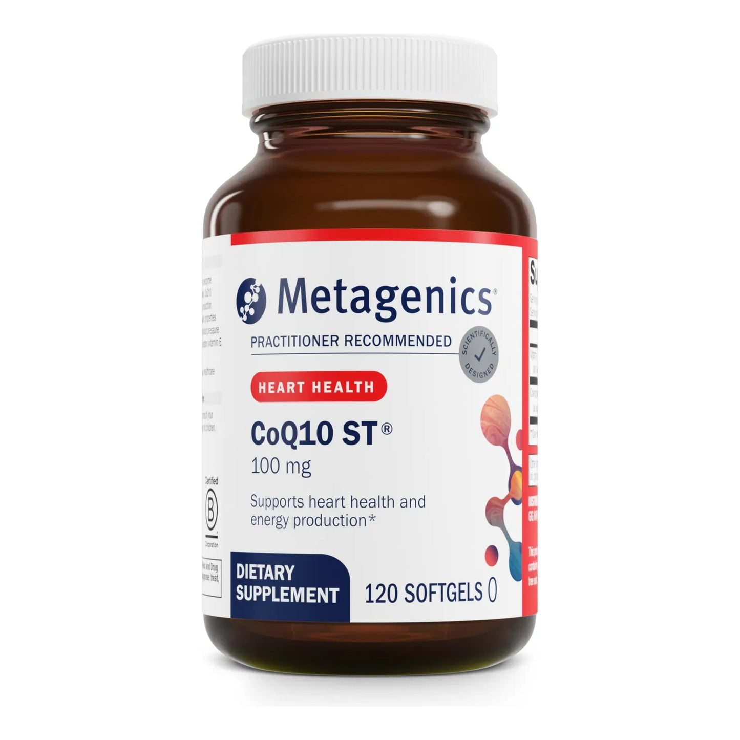 Coenzima Q10 ST-100 Altamente Absorbible 120 Cápsulas Energía Y Bienestar