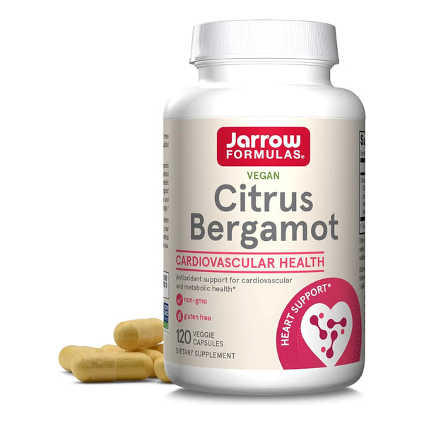 Jarrow Formulas Bergamota Citrica 500 Mg 120 Caps Suplemento Cardiovascular Y Metabolico