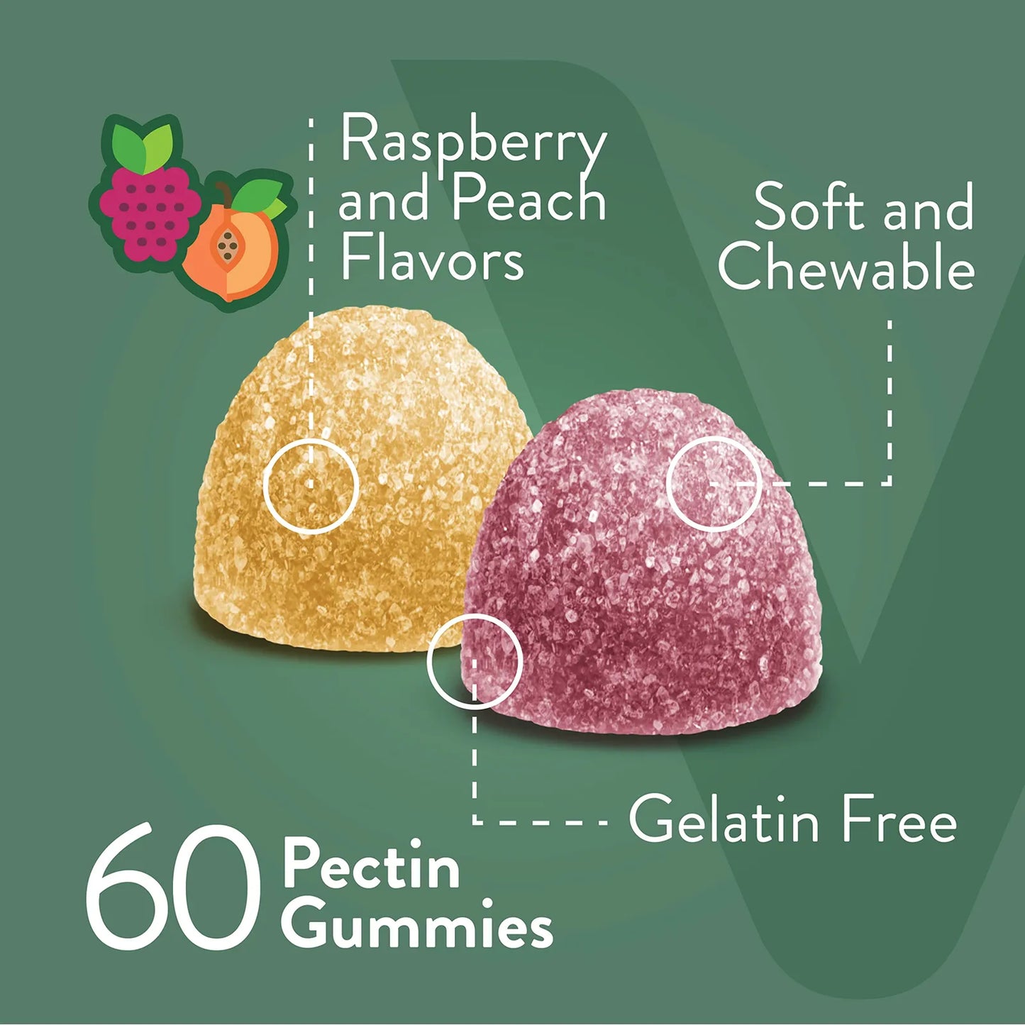 Gomitas De Citrato De Magnesio Extra Fuerte 170 Mg Relajacion Muscular Y Sueño Profundo Vegano