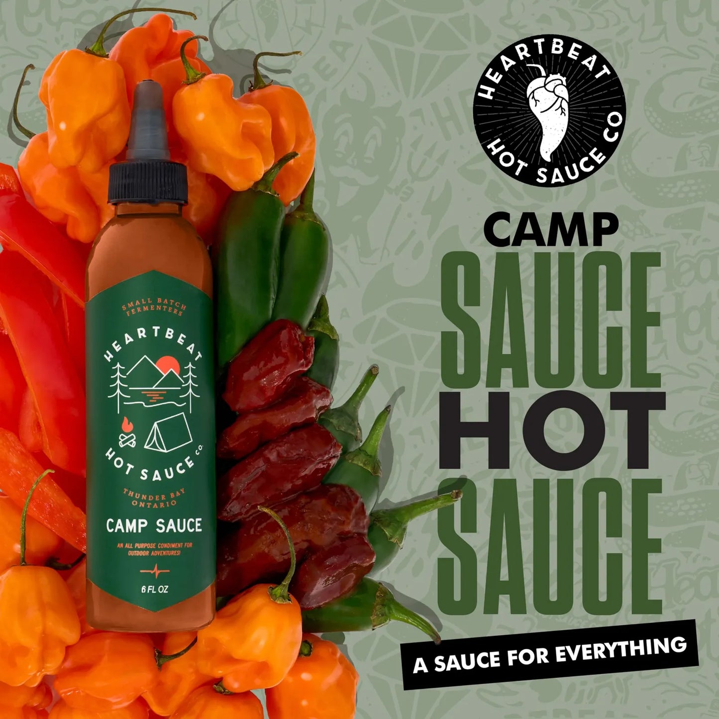 Salsa Picante Campamento 170 G Sabor Intenso Ideal Para Asar