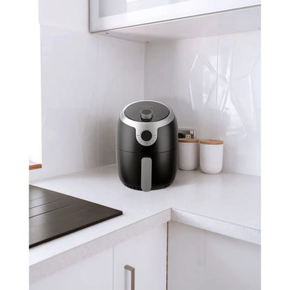 Freidora De Aire COSMO COS 23AFAKB 2.3 Cuartos Negra Acero Inoxidable Cocina Sin Aceite