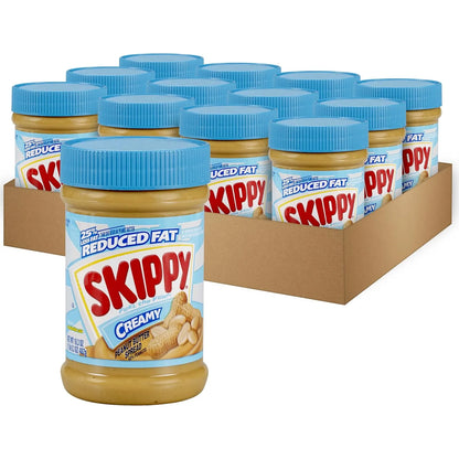 Mantequilla De Mani Cremosa Reducida En Grasa Skippy 462g Sin Gluten