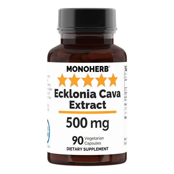 Extracto De Ecklonia Cava 500 Mg 90 Cápsulas Veganas Soporte Cardíaco Y Mental