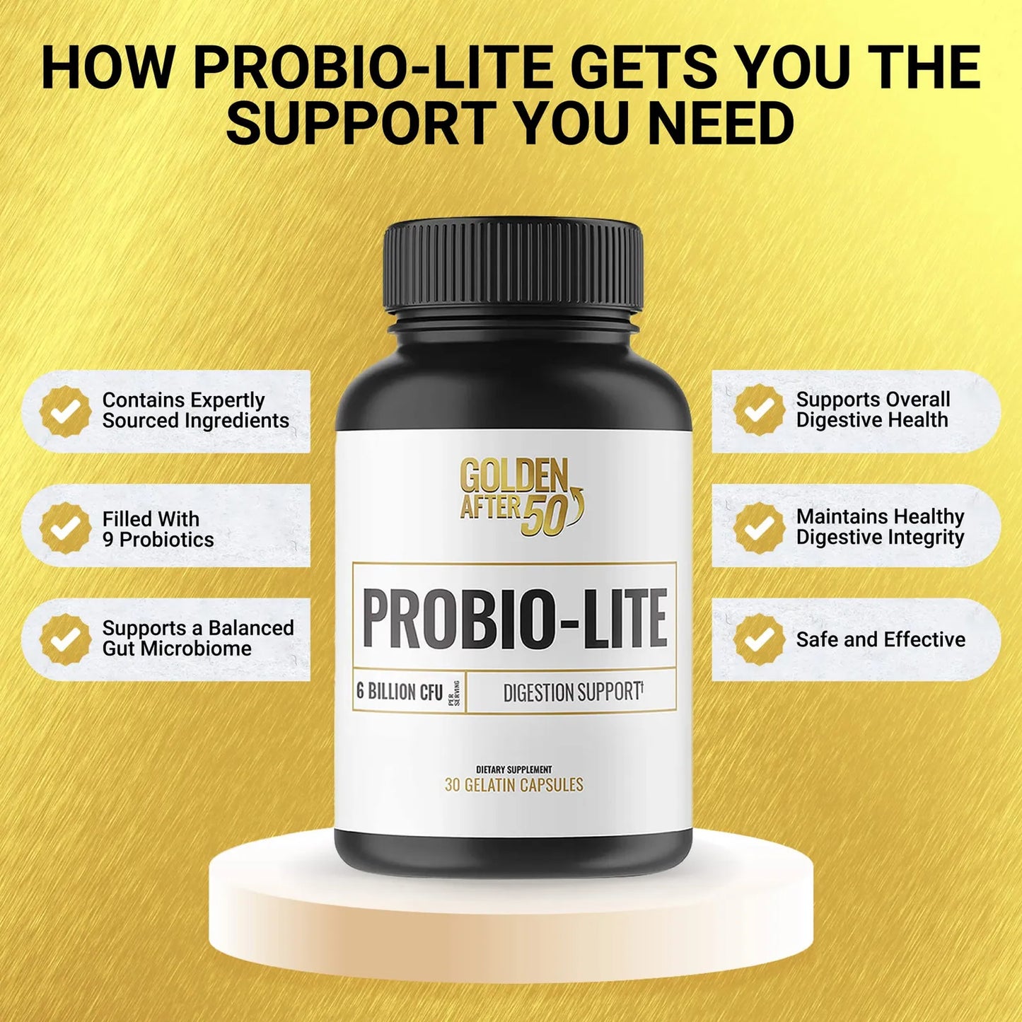 Probio-lite Salud Intestinal Apoyo Digestión 3 Botellas Prob
