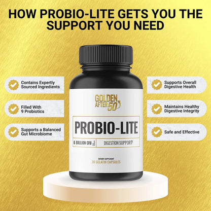 Probio-lite Salud Intestinal Apoyo Digestión 3 Botellas Prob
