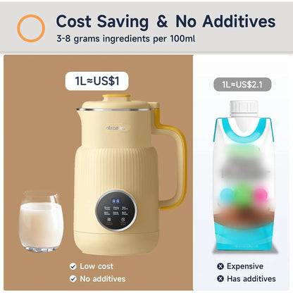 Molino De Granos Electrico Arcmira Para Leches Vegetales Y Batidos 600 Ml