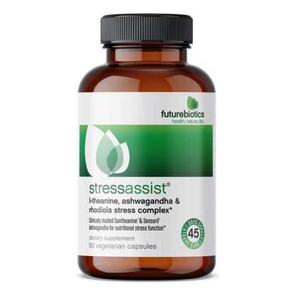 StressAssist L Teanina Ashwagandha Y Rhodiola Rosea Stress Complex 90 Capsulas