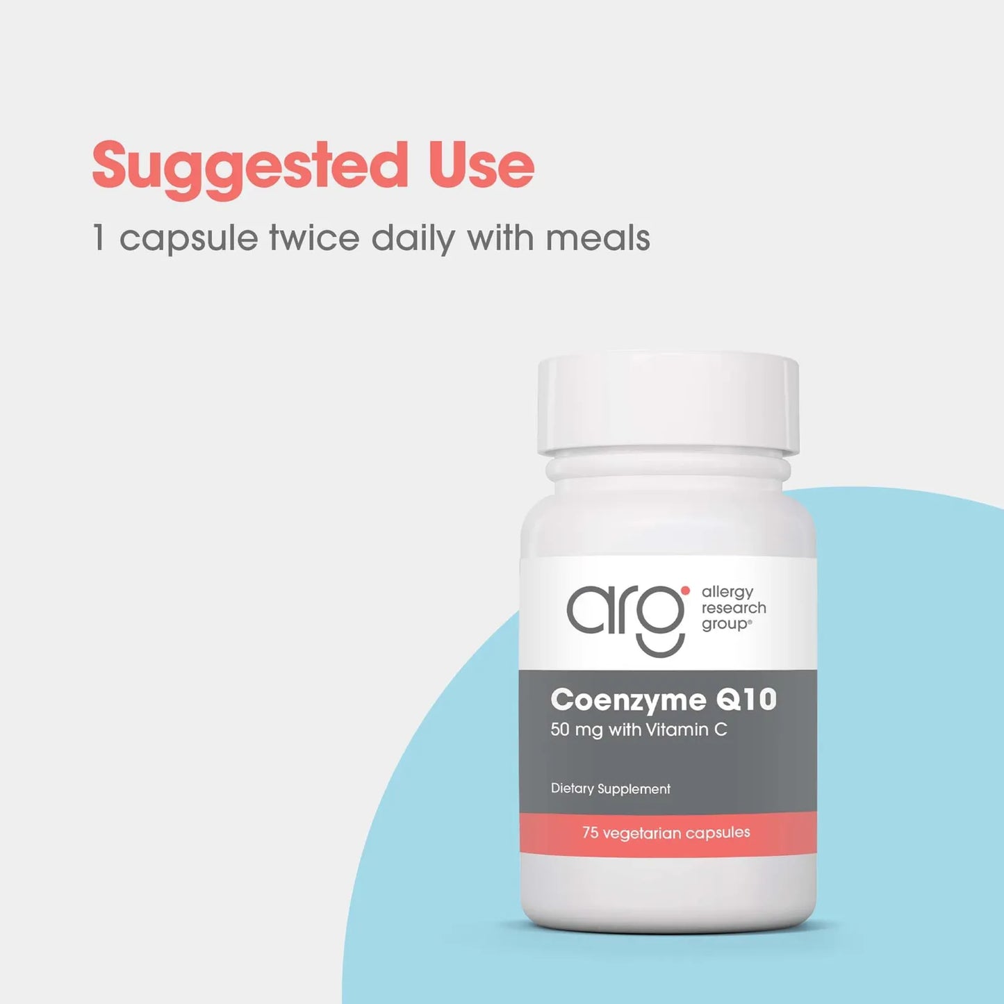 Coenzima Q10 50 Mg Con Vitamina C Antioxidante Salud Cardíaca Allergy Research Group