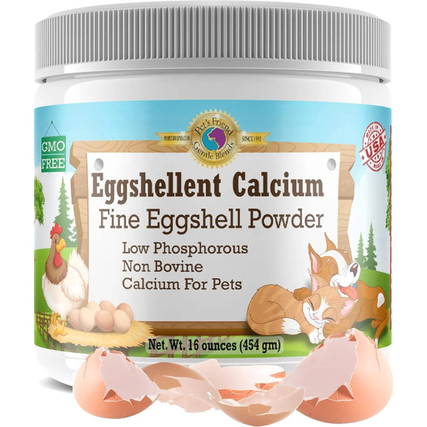 Calcio En Polvo Para Perros Y Gatos 454 Gramos Bajo En Fosforo Nutre Huesos Y Articulaciones