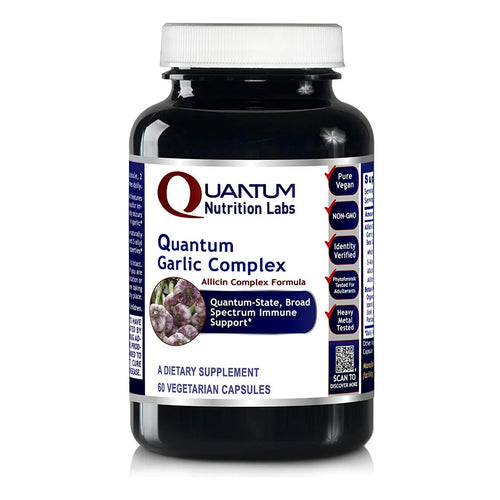Quantum Garlic Complex Suplemento De Ajo Y Alicina 60 Cápsulas Apoyo Inmunológico Y Cardíaco