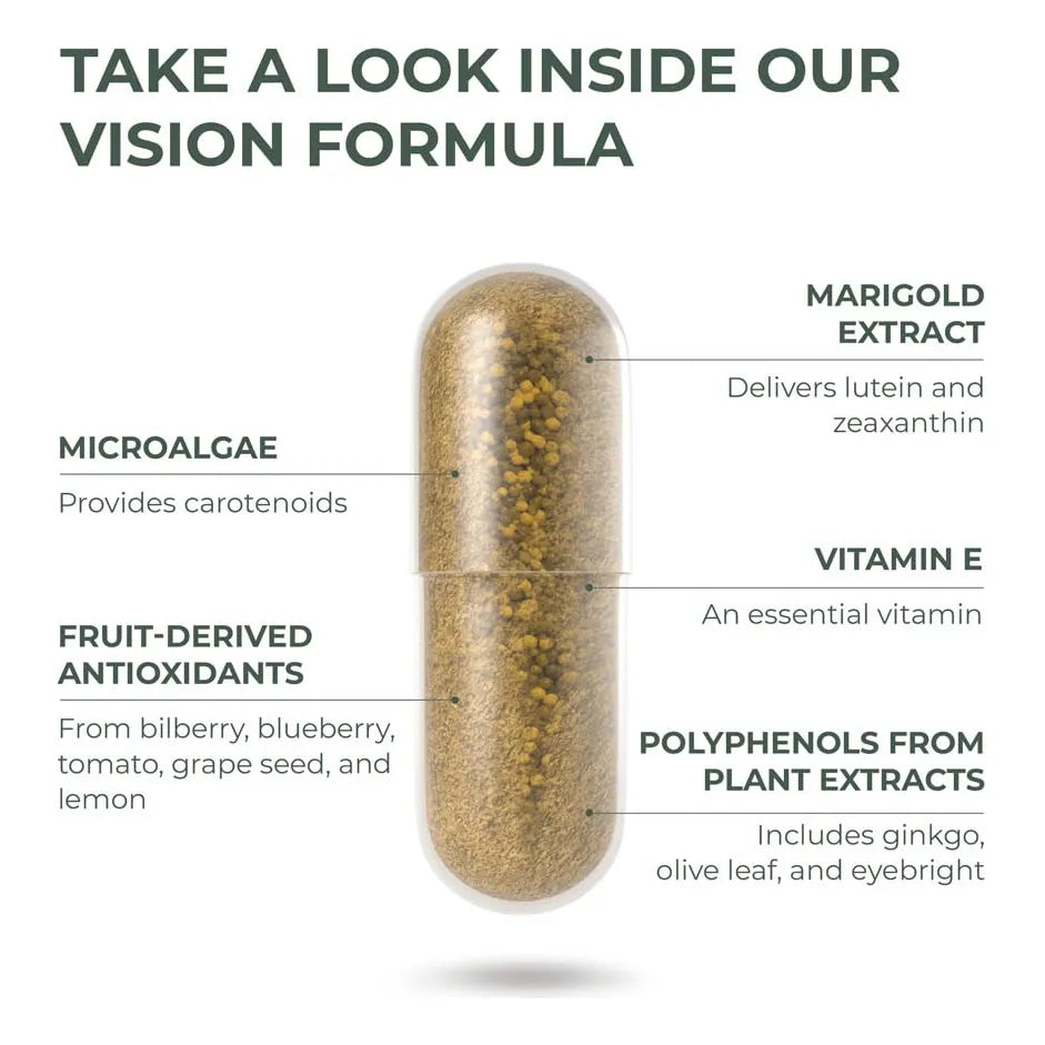 Complejo Ocular Luteina Zeaxantina Vitamina E Extracto Arandano Salud Visual
