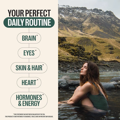 Aceite De Algas Omega 3 Dha Epa 60 Cápsulas Triple Potencia Orlo DHA Vegano