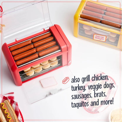Horno Tostador Extra Grande 8 Perros Calientes Acero Inoxidable Oscar Mayer