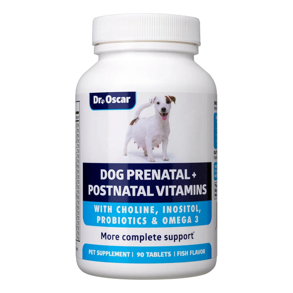 Vitaminas Prenatales Y Posnatales 2 En 1 Para Perros Con Acido Folico Omega 3 Probióticos