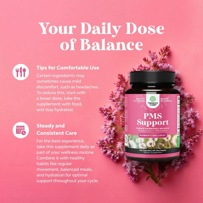 Suplemento Para Síndrome Premenstrual Alivia Calambres Equilibrio Hormonal Natural