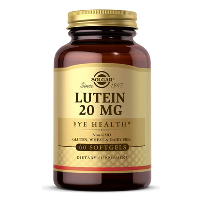 Luteína 20 Mg 60 Cápsulas Blandas Protege Ojos Filtra Luz Azul