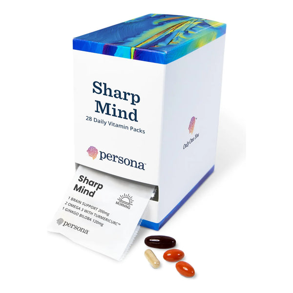Vitaminas Sharp Mind Para Memoria Y Concentracion Con Ginkgo Biloba Y Omega 3