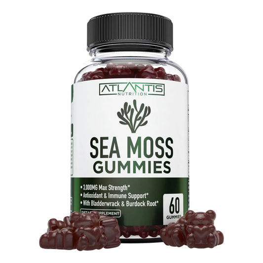 Gomitas De Musgo Marino Irlandés 3000 Mg Con Vitaminas Y Minerales