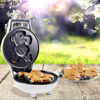 Mini Waflera Conejo Pascua Desayunos Magicos Facil Limpieza