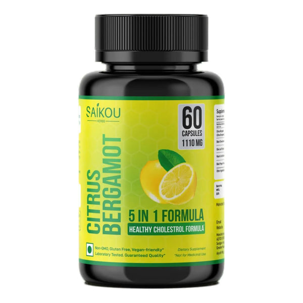 Extracto De Bergamota Cítrica 1110mg Con Bayas Soporte Cardiovascular Y Metabolismo
