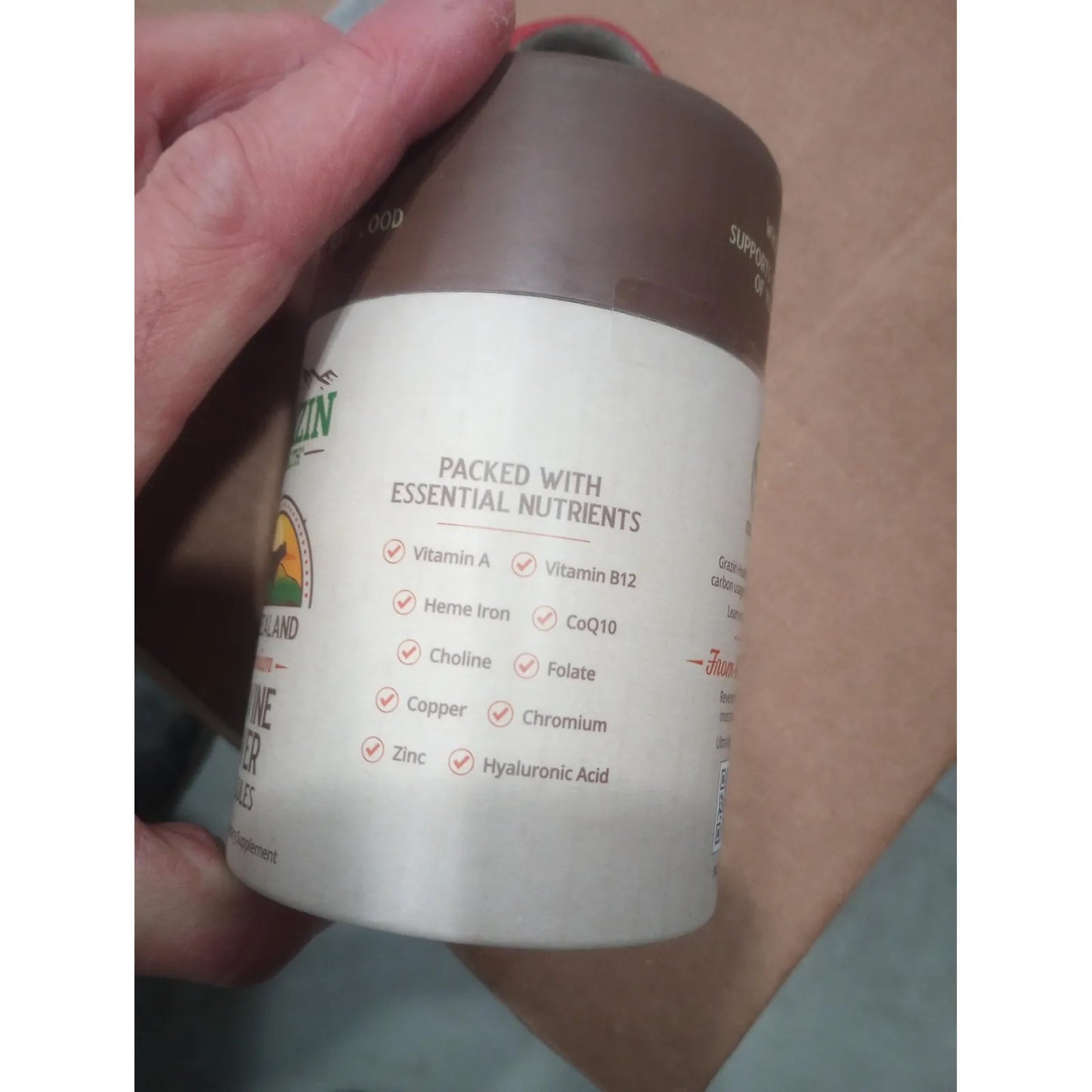 Hígado De Res Liofilizado Alimentado Con Pasto 3000 Mg 30 Cápsulas Nutrición Premium