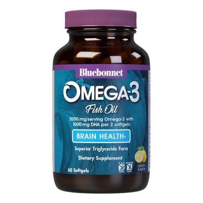 Omega 3 Brain Formula Suplemento Cognitivo DHA EPA 60 Capsulas