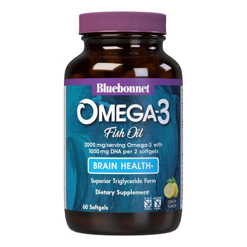 Omega 3 Brain Formula Suplemento Cognitivo DHA EPA 60 Capsulas