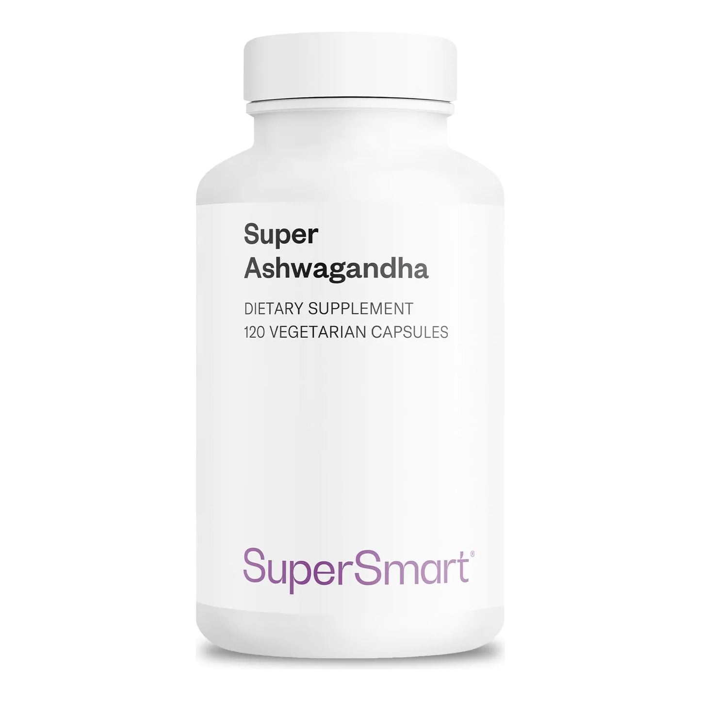 Super Ashwagandha KSM 66 600 Mg 5 Withanolides 120 Capsulas Veganas