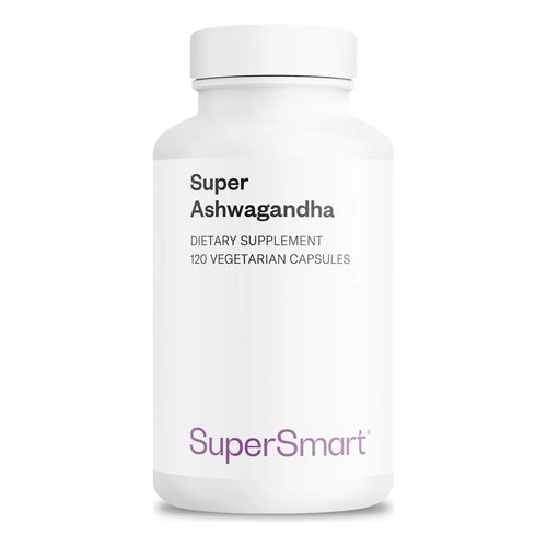 Super Ashwagandha KSM 66 600 Mg 5 Withanolides 120 Capsulas Veganas