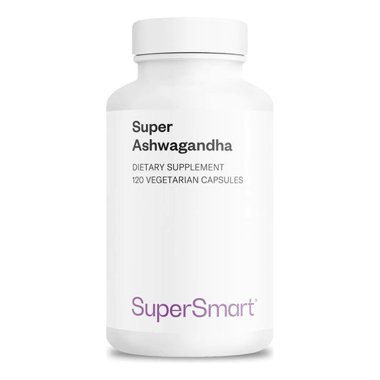 Super Ashwagandha KSM 66 600 Mg 5 Withanolides 120 Capsulas Veganas