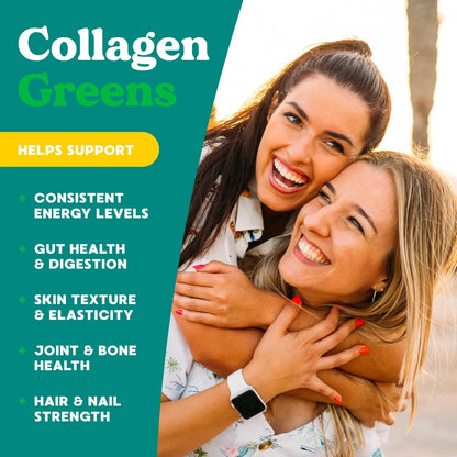 Polvo Verde Superalimento Con Colageno Y Probióticos Para Mujeres Simply Blossom Nutrition