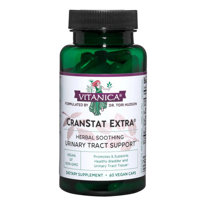 Cranstat Extra Soporte Urinario Vegano 60 Cápsulas Formulado Por Dr Tori Hudson