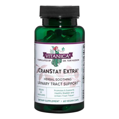 Cranstat Extra Soporte Urinario Vegano 60 Cápsulas Formulado Por Dr Tori Hudson