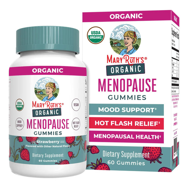 Gomitas Orgánicas MaryRuth Para Menopausia Alivio Sofocos y Ánimo