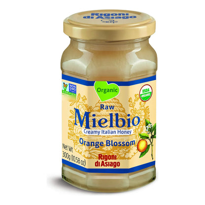 Miel Cruda Italiana Cremosa Con Flor De Azahar 300 Gramos Pura Y Natural