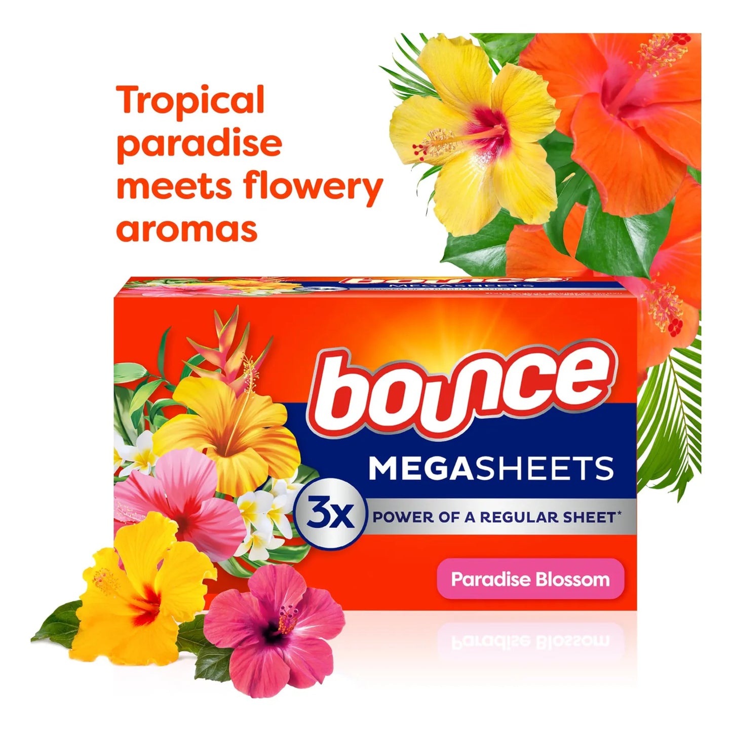 Hojas Para Secadora Mega Dryer Paradise Blossom 180 Unidades Aroma Duradero