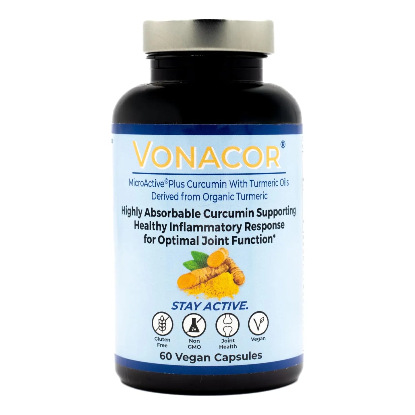 Curcumina Microactiva 500 Mg Absorción Superior Para Articulaciones Y Antioxidante Vegano